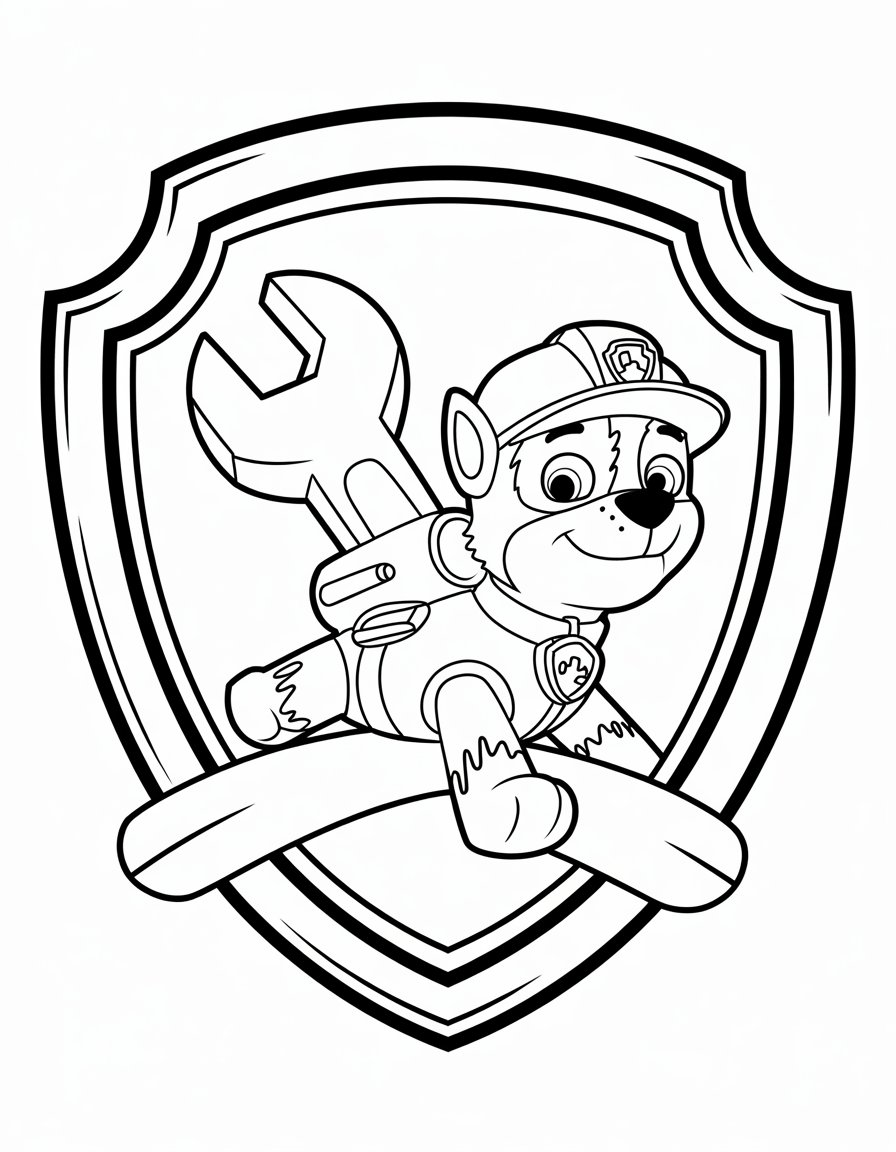 Rubble's Construction Badge